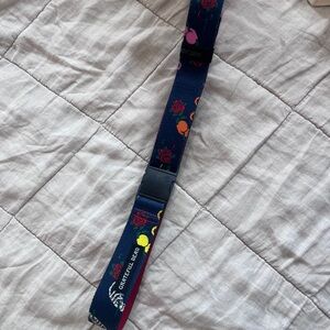 Arcade Blue and Red belt Grateful Dead with Playful Design